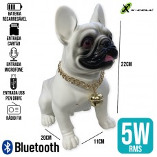 Caixa de Som Bluetooth 5W Dog XC-CH-15M X-Cell - Branco